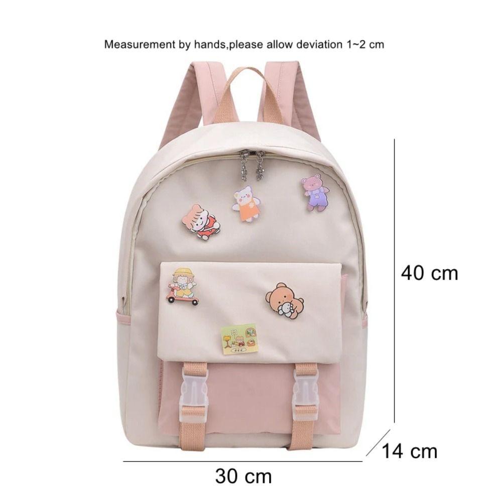 Multi Pockets Large Capacity Backpack Large Capacity Korean Style School Bag  School