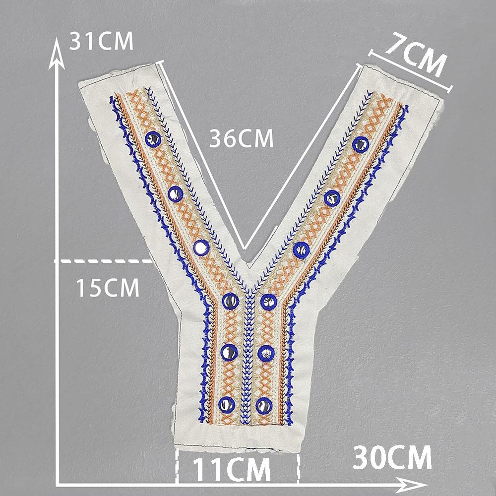Sewing Diy Lace Ethnic Style Miao Embroidery Clothing Apparel Accessories Performance Costume Accessories Lace Embroidery Embroidery