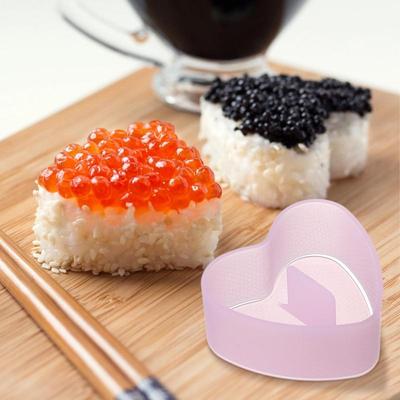 Rice Ball Mold Kitchen Sushi Rice Shaper Mold 2PCS Portable Picnics Rice Press Molds Dishwasher Safe Rice Molds for Kid Lunch