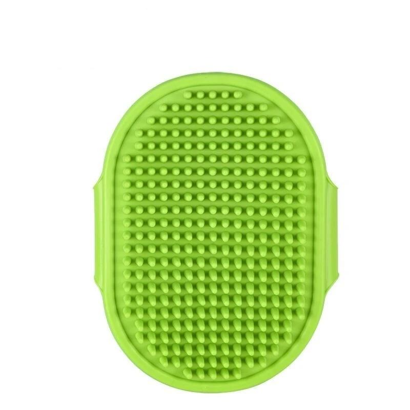 Silicone Dog Cat Bath Brush Soft Massage Comb Hair Remover Wet And Dry Use Pet Hair Remover Pet Grooming Cleaning Supply