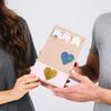 Colorful Heart & Star Laser Stickers for Valentine's, Wedding Cards & Gift Sealing