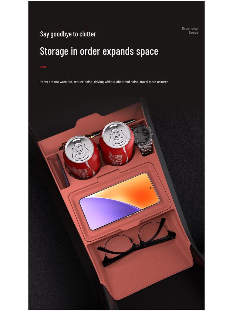 Special Storage Box for 4th Gen Eado Lower Center Console Mod, Car Interior Accessory