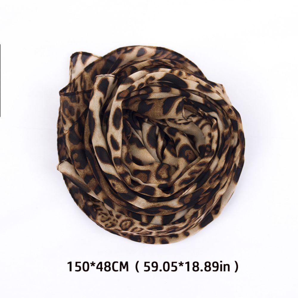 Women Fashion Lady Flower Print Long Chiffon Scarf Shawl Silk Butterfly