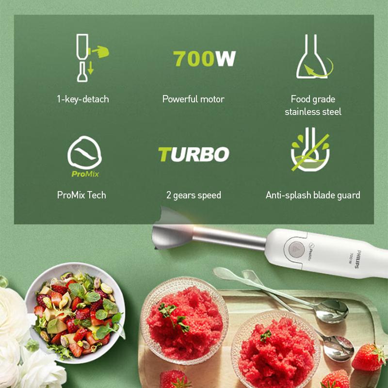 Philips blender HR2545/00 Multi-functional Hand Blender (Whisk & Chopper Attachment)