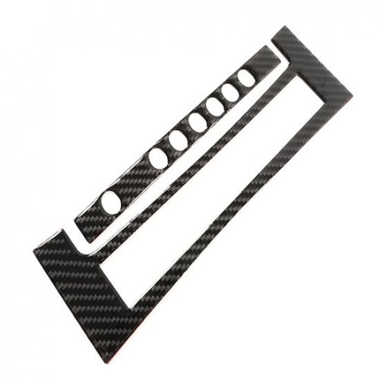 Soft Carbon Fiber Center Console Gear Shift Panel Sticker for Hummer H2 2003-07