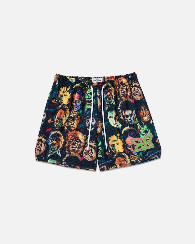 Unisex Sommar Trendiga Basketkaraktär Meshshorts - Snabbtorkande, Ovanför Knät, Fyrpunkts Casual Utomhuskläder