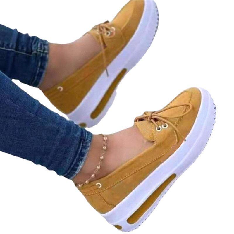 Spring 2022 Women's Large Size Thick Sole Shallow Toe Shoes