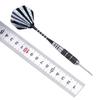 3 Colors 3pcs 155mm Steel Tip Target Throwing Darts Set With Laser Printing Flights