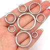 20pcs/lot Stainless Steel Open Jump Rings Single Loops Split Ring Connectors For Jewelry Making Findings DIY  Accessories