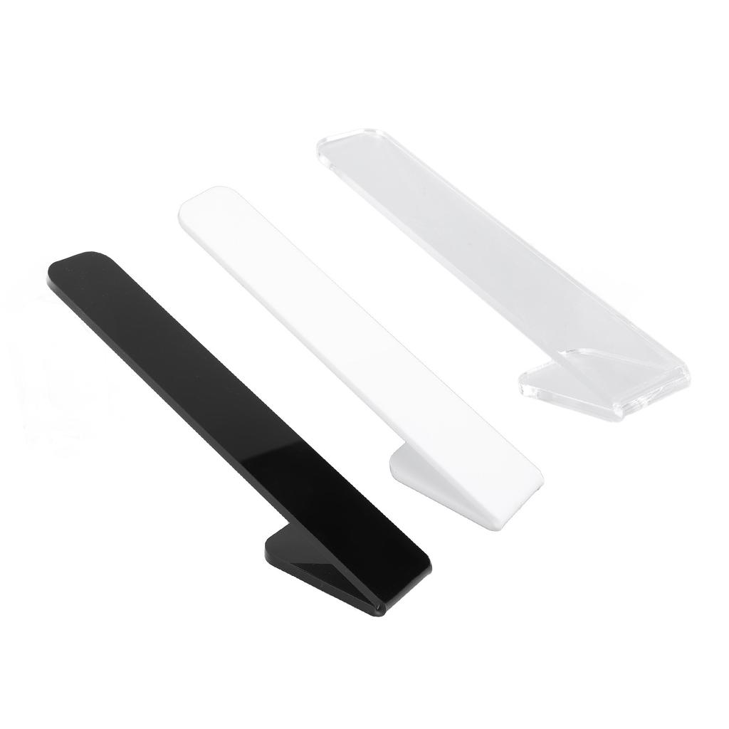 3 Stück Huthaken für Baseballkappen Transparentes Acryl V-Form Klebeaufhänger Organizer Halten 10