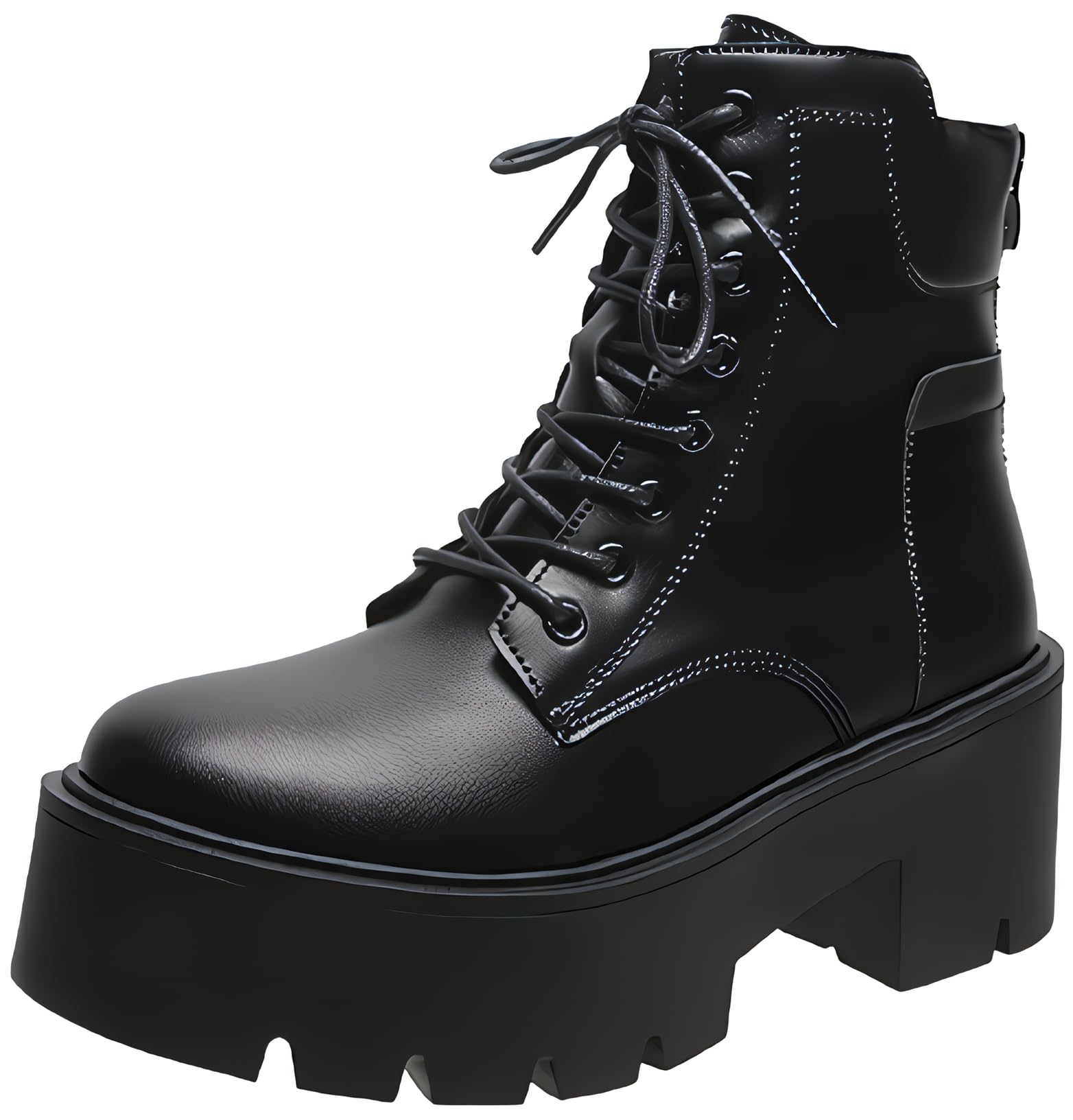 

Viewmens Platform Short 4E Low Size Winter Women s Boots, Lace-Up, Comfortable, Warm, Waterproof, Heel, Black, 23.5cm, Spring, Summer, Autumn, чёрный