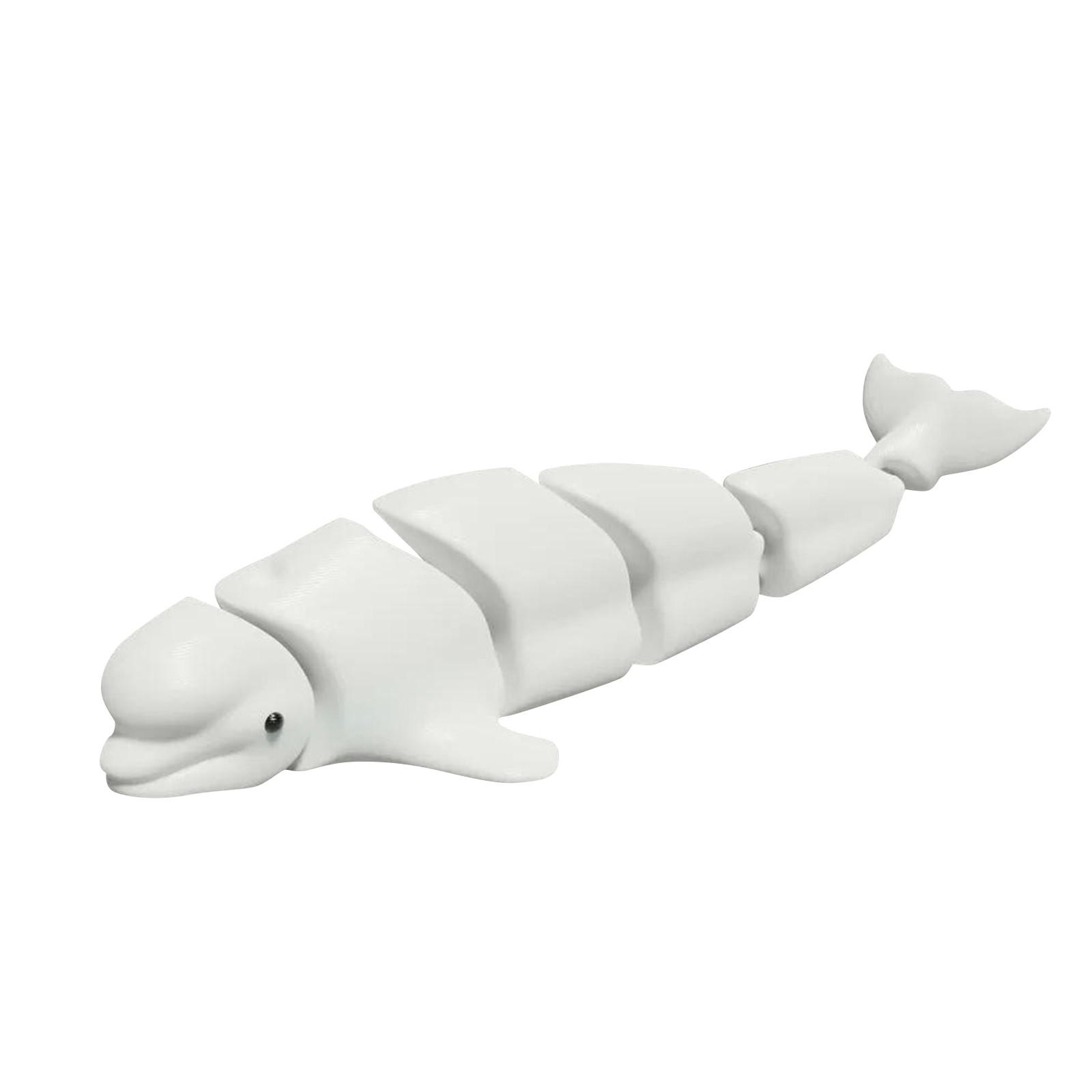 

3D Printing Of Animal Dolphin Toy Ornaments білий