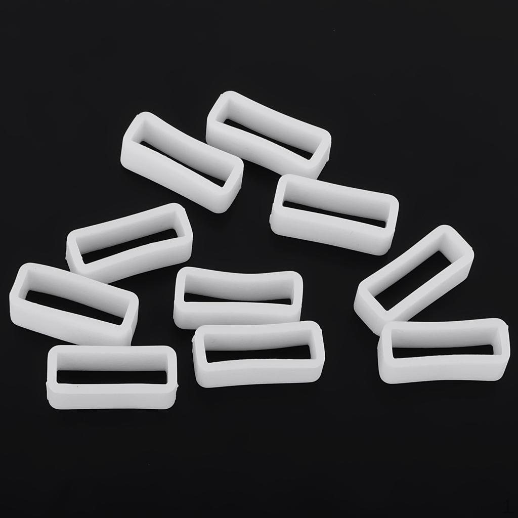 

10 шт. черный держатель с пряжкой для унисекс 0,71x0,28 дюйма