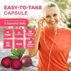 Organic beetroot milk thistle maintains cardiovascular health and promotes physical health with 120 capsules