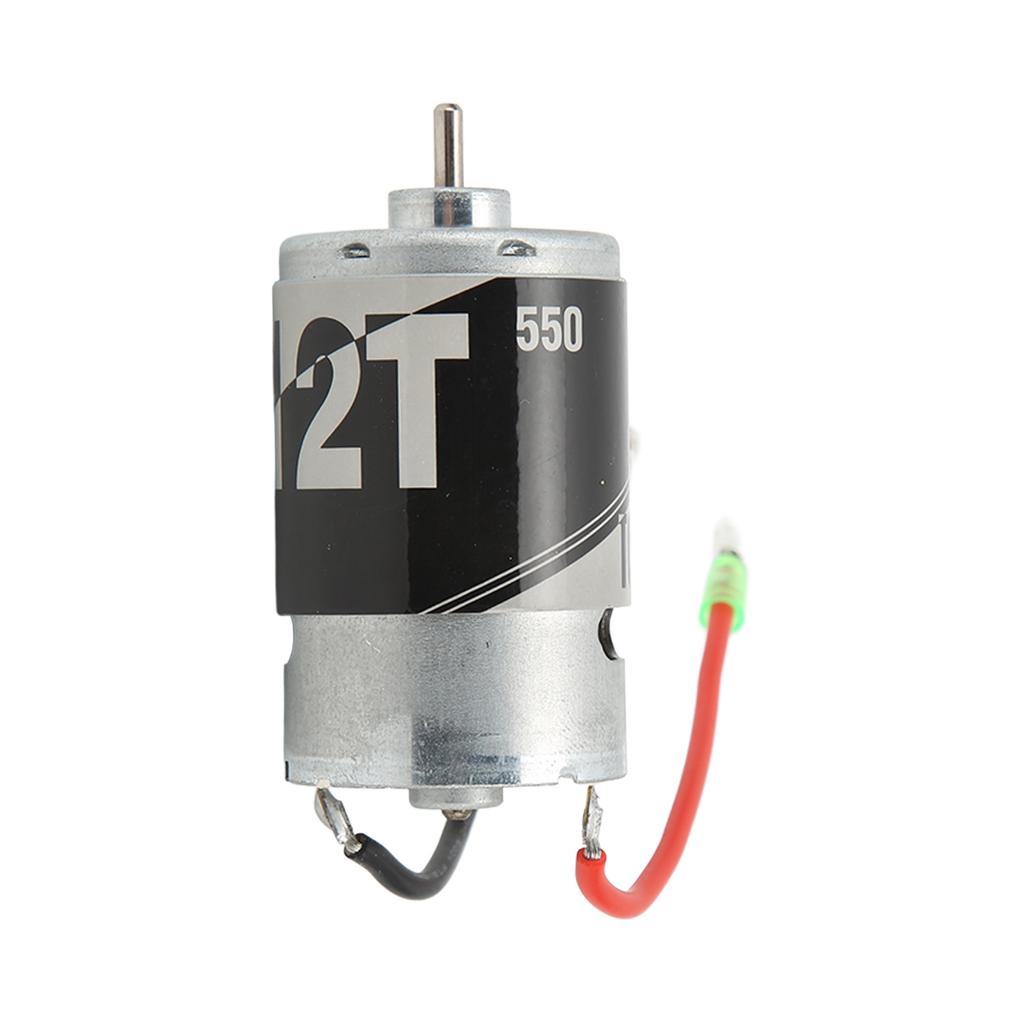 550 Brushed Motor 22500 RPM Two Way Bearing 12T Brushed Motor for 1/10 Climbing Car