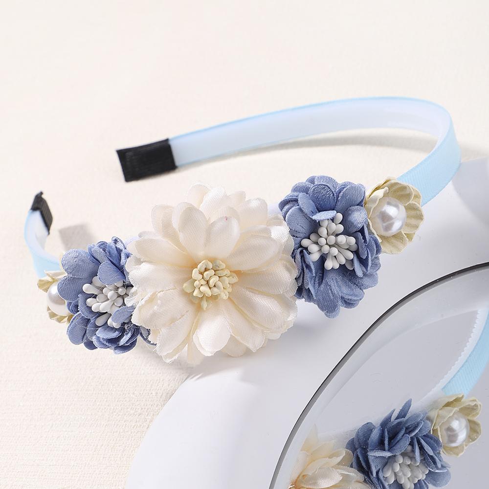 Neue handgefertigte Haarreifen für Blumenmädchen, süße Perlen- und Federkronen für Hochzeiten, Prinzessinnen-Kopfbedeckungen für Tanzpartys, modische Accessoires