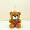 Plush Bear Cute Pendant Keychain Accessory Stuffed Doll Decoration Kids Gift