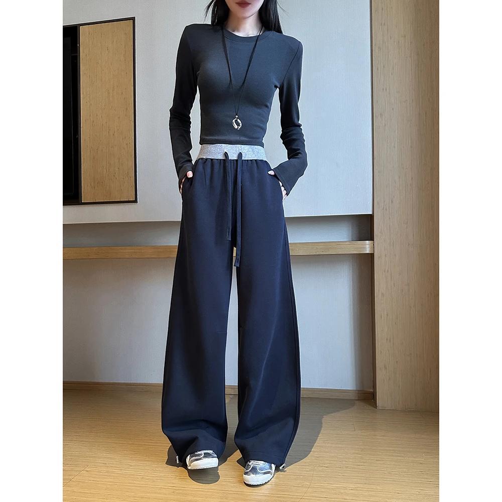 

Женские спортивные брюки Dynamic Color-Match Plus Velvet — облегающие, свободные, на шнурке, широкие штанины Machete XL (66-75 kg)