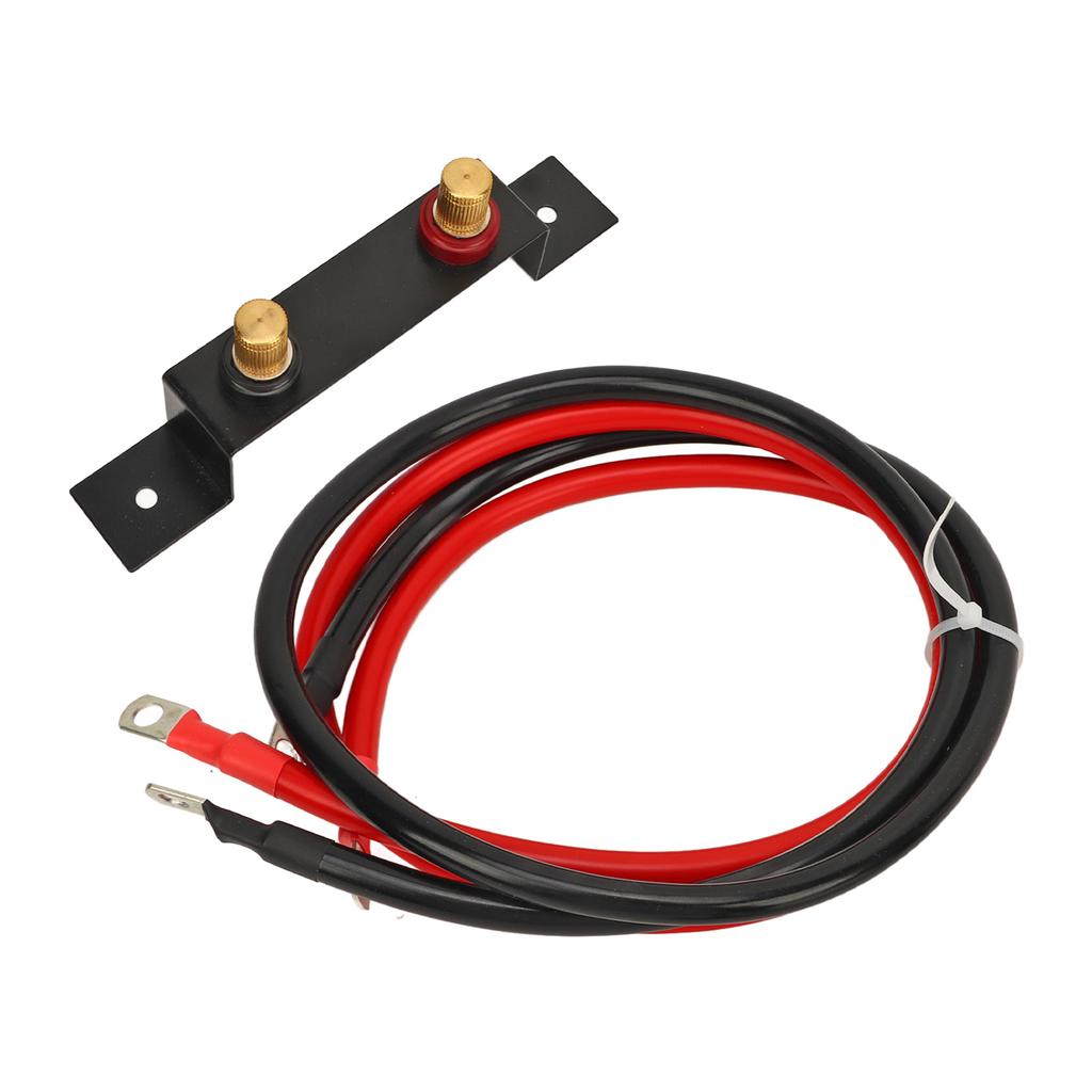Remote Battery Jump Post Waterproof Battery Terminals Relocation Kit for X3 UTV ATV Car Truck RV Tractor Boat 4awg