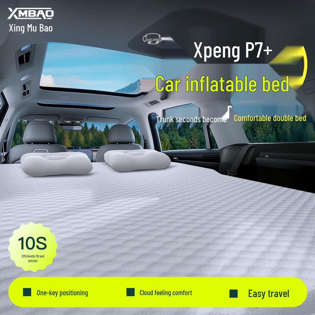 Aufblasbare Matratze für den Rücksitz des Xiaopeng P7+ Autos für 26 Modelle