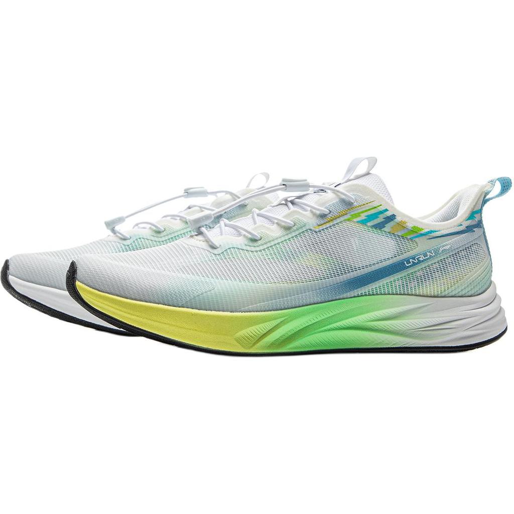 Li Ning Kids Lightweight Cloud Comfortable Versatile Waterproof Breathable Low-Top Running Shoes Men Running Shoes White Blue YKFV046-7