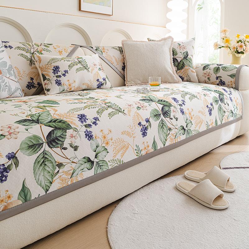 

Sofa Cushion Cool New Modern Summer Modern Simple One-Piece Combination Sofa Cover Cloth Towel Seat Cushion 70*70cm