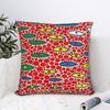 Pillow Cover Yayoi Kusama Abstract Face Japanese Artist Fashion Pillow Case For Wedding Party Home Decor Pillowcases