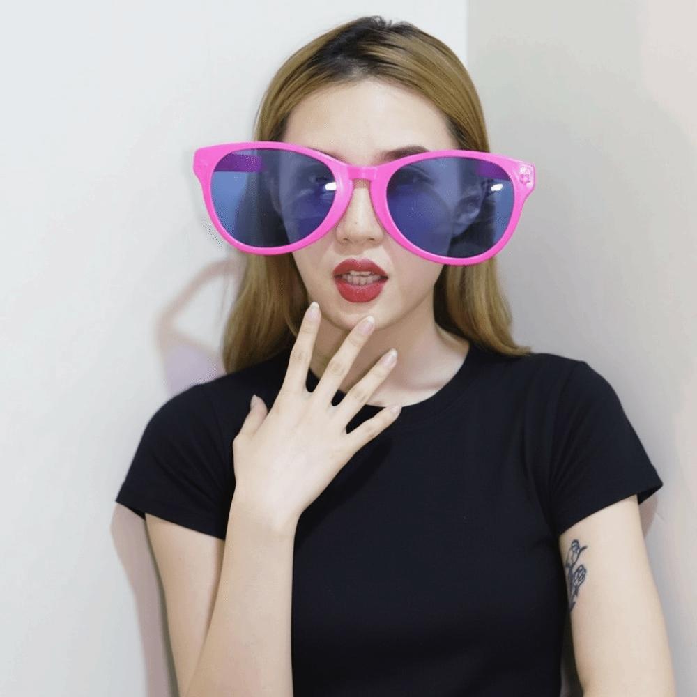 Oversized Party Props Plastic Funny Glasses Music Festival Photo Props Hawaii Tropical Party