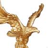 Adler Falke Figur für Desktop-Ausstellung Geflügelte Skulptur Sammlerstück Handgefertigt Feng Shui Akzent