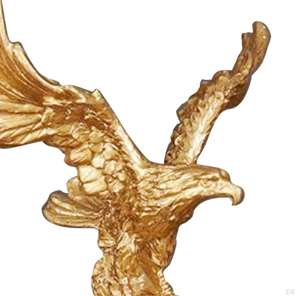 Adler Falke Figur für Desktop-Ausstellung Geflügelte Skulptur Sammlerstück Handgefertigt Feng Shui Akzent