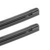 2pcs 400mm 16inch 8x10mm Car 3 Section Rubber Windshield Wiper Blade Refills