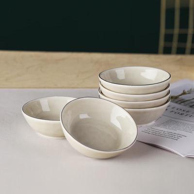 Ensemble de 4 coupelles à sauce en céramique nordique de 4 pouces (6 paquets)