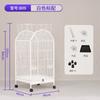 Large Bird Cage for Parrots and Mynahs Spacious Aviary for Finch Budgie Lovebird Professional Breeding Habitat Durable Bird Nest