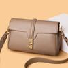 Leather women's bags, high-end new trendy fashion niche one-shoulder messenger bags, first-layer cowhide women's bags