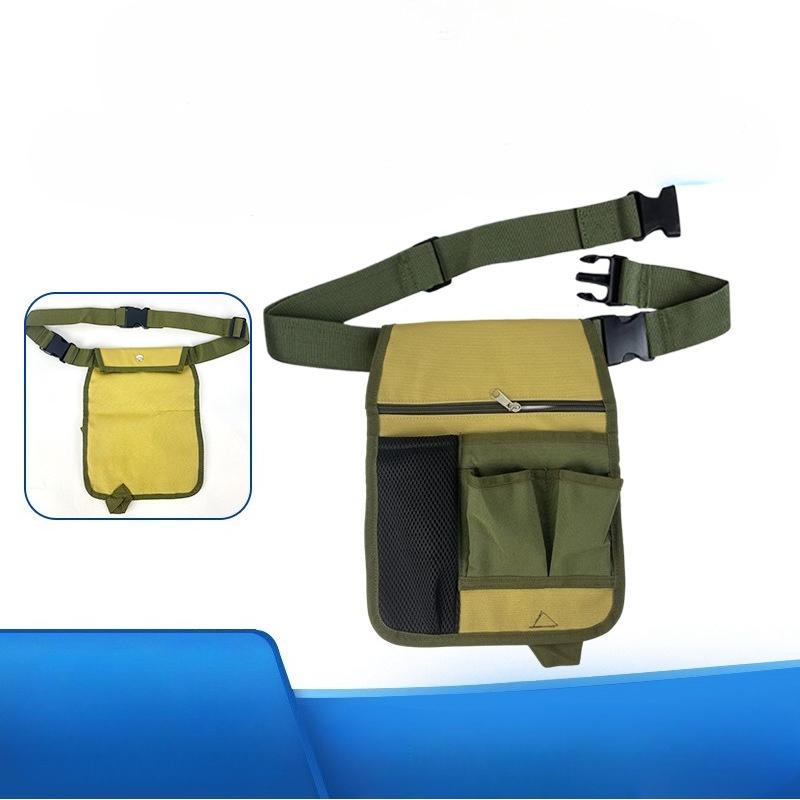 1Pc Portable Hardware Kit Thickened Multi-pocket Garden Kit Special Canvas Fanny Pack for Electricians and Wood
