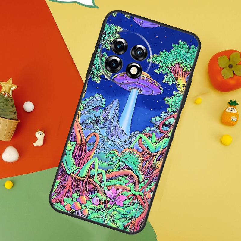 Pilz Mond Pilz Züchter Hülle Für OnePlus 15 12 12R 13T 13R 13 11 9 10 Pro 10T 8T Nord 5 CE 2 3 4 Lite N20 N30 Abdeckung