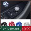 2026 Het För VOLKSWAGEN VW 3D Aluminium Backspegelkontroll R Logotyp Knoppskydd Dekaler Tillbehör För VW Volkswagen Magotan