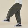 Boys' Elastic Washed Cotton Straight-Leg Casual Pants