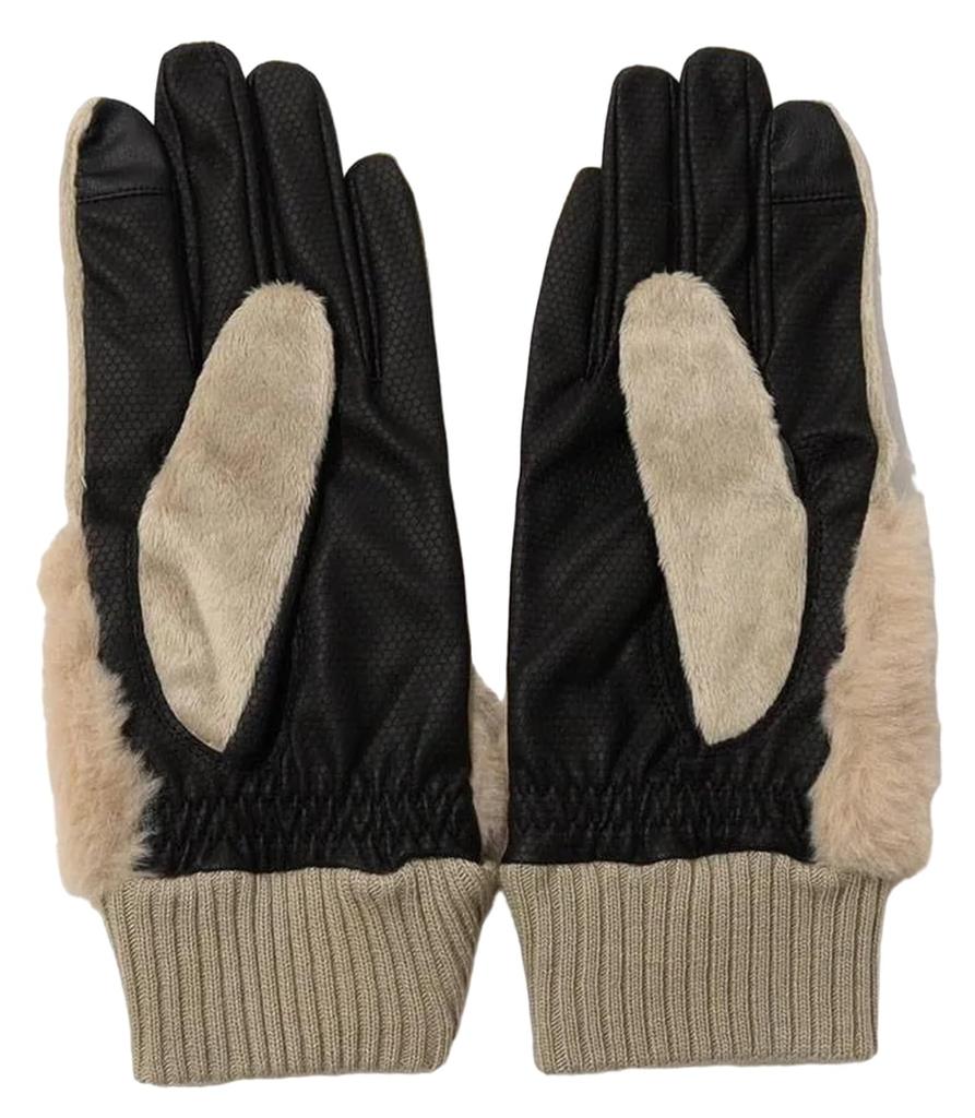 Golf Gloves Touch Panel SS [New Balance] (Mobile Function) / Women's / 012-4285501 041_Beige (17~18cm)