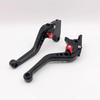 Replacement for Triumph Trident 660 2021-2024 Short Brake Clutch Lever CNC Aluminum Alloy Accessories (Black `red)