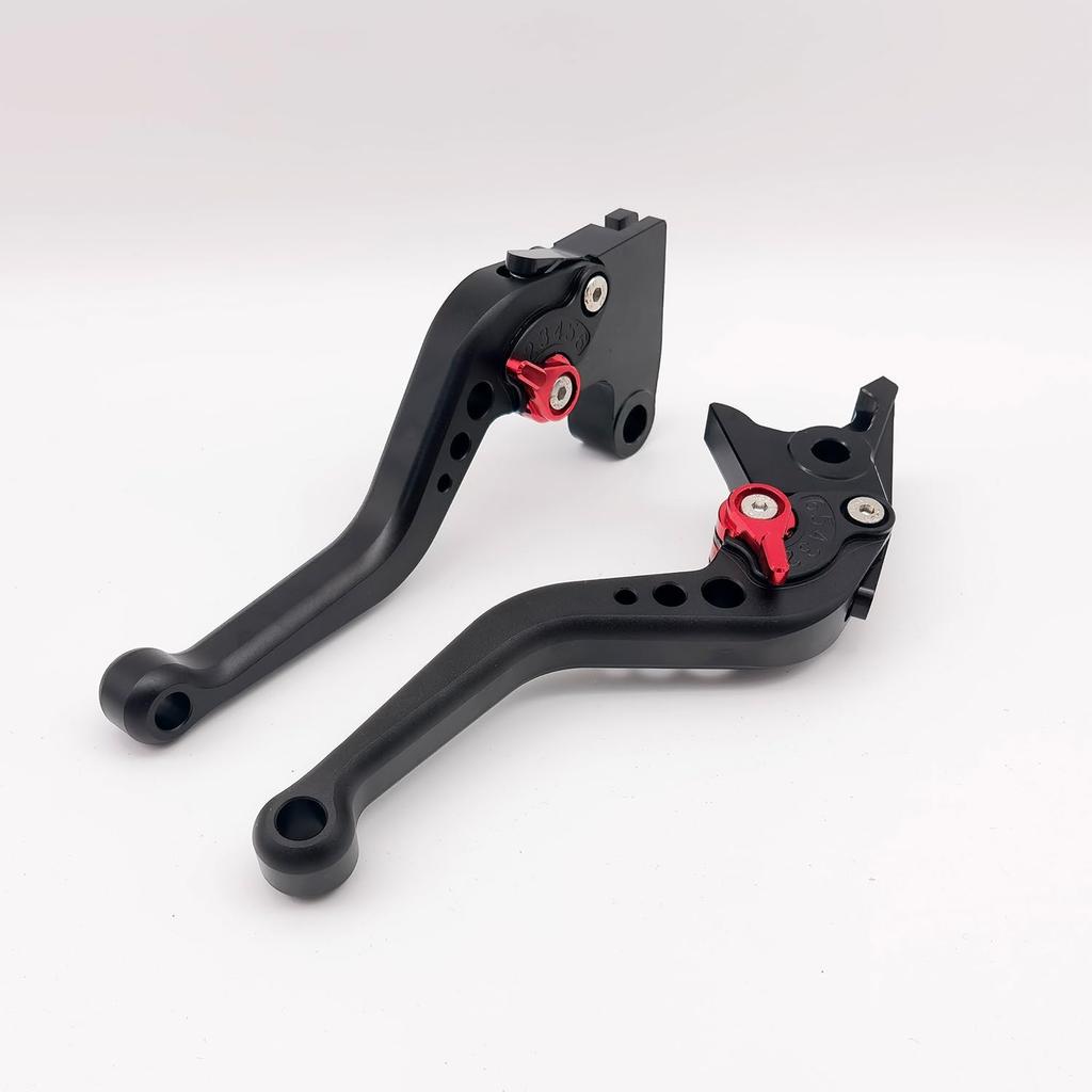 Replacement for Triumph Trident 660 2021-2024 Short Brake Clutch Lever CNC Aluminum Alloy Accessories (Black `red)
