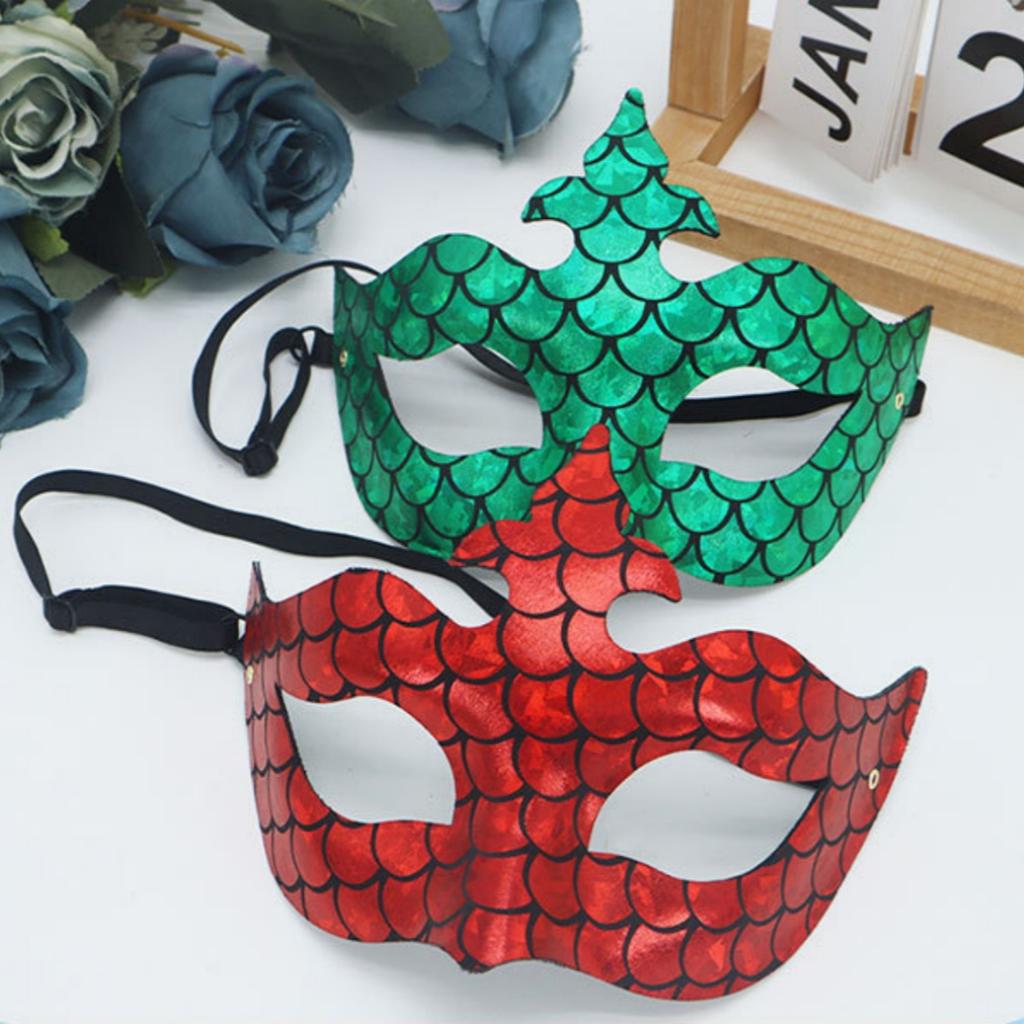 Party Mask Intricate Prom Costume Mask Mermaid Mask Versatile For Performance Cosplay Masquerade Balls