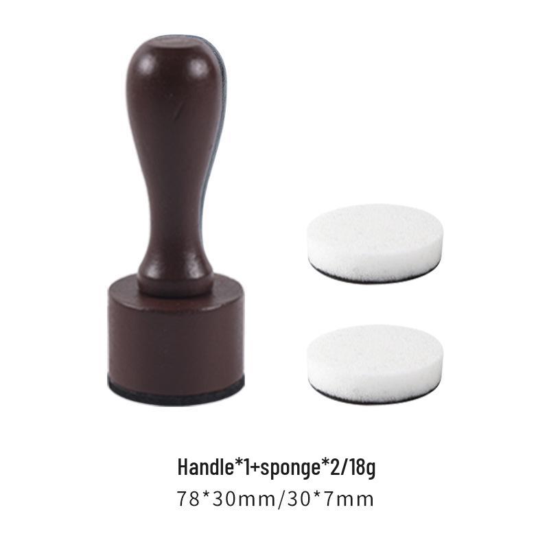 Wooden Handle Sponge Ink Pad DIY Coloring Tool Set