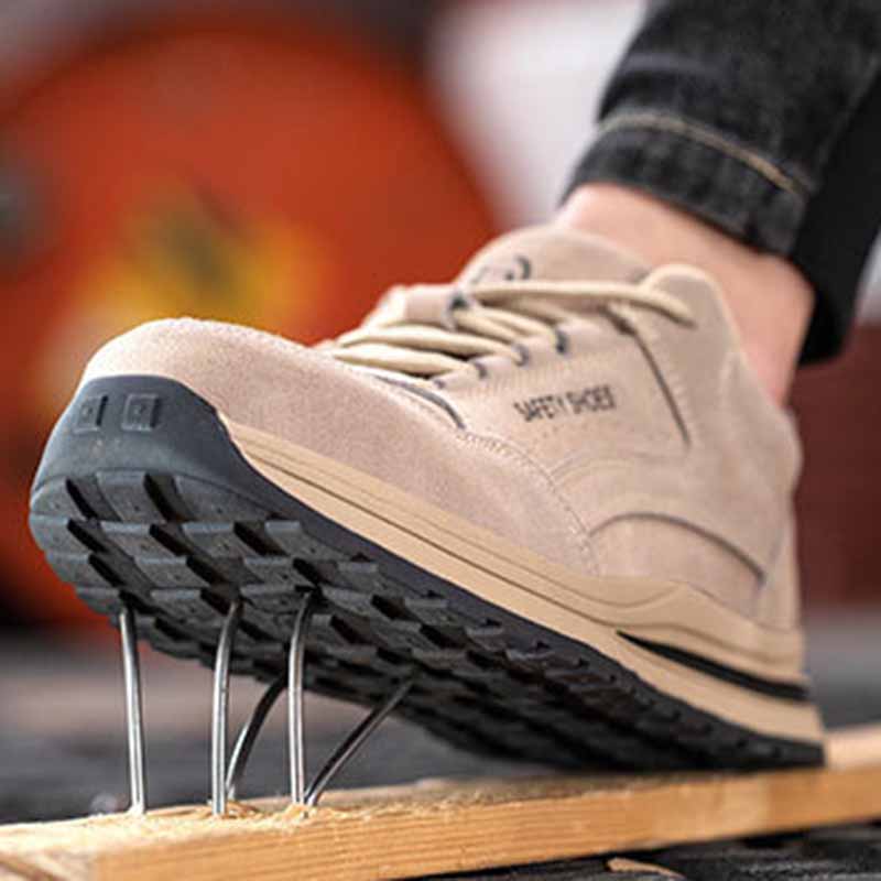 Sécurité Automne Anti-Écrasement Chaussures de Sécurité Chaussures Respirantes Chaussures de Travail Baskets Anti-Perforation Avec Embout en Acier Chaussures Indestructibles