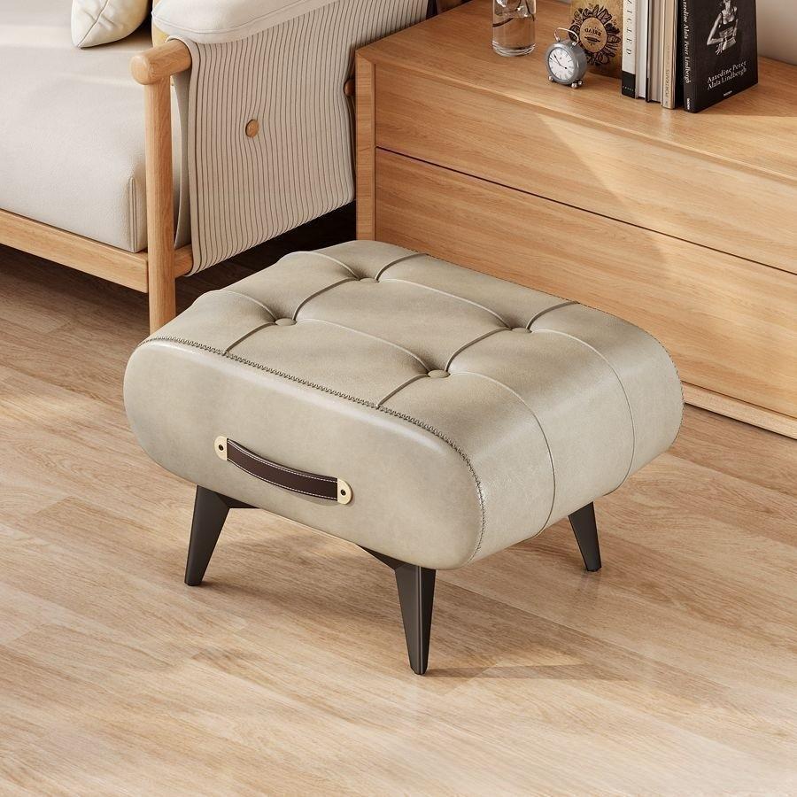 Modern Home Entryway Shoe Bench With Soft Upholstery For Kids Adults And Elderly