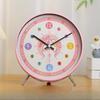 New Children's Learning Self Discipline Sitting Clock Cartoon Table Ornament Vertical Clock