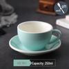 European Style Glazed Ceramic Coffee Cup Set