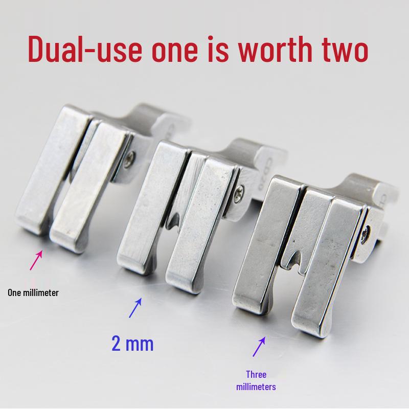 CD1/32 Universal Multifunktionales Flachbett-Nähmaschinenzubehör-Set für Hoch-/Niedrigschaft