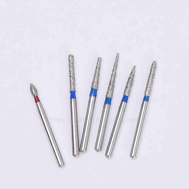 Dental High-Speed Handpiece Burs for Porcelain and Shoulder Preparation