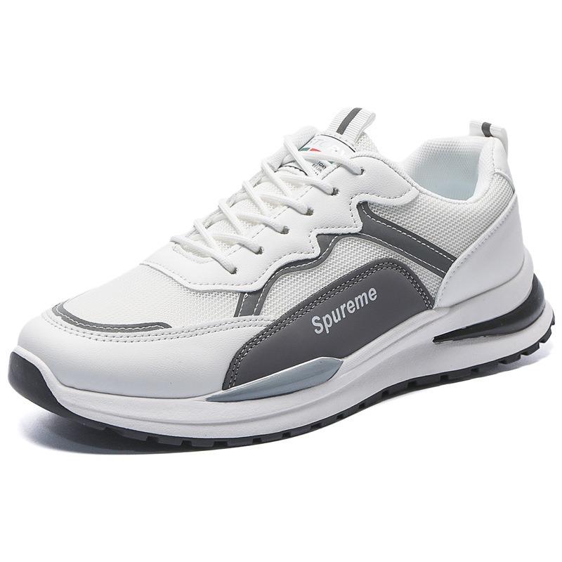 Summer breathable little white men's shoes new men's mesh casual running sports shoes student shoes trendy shoes